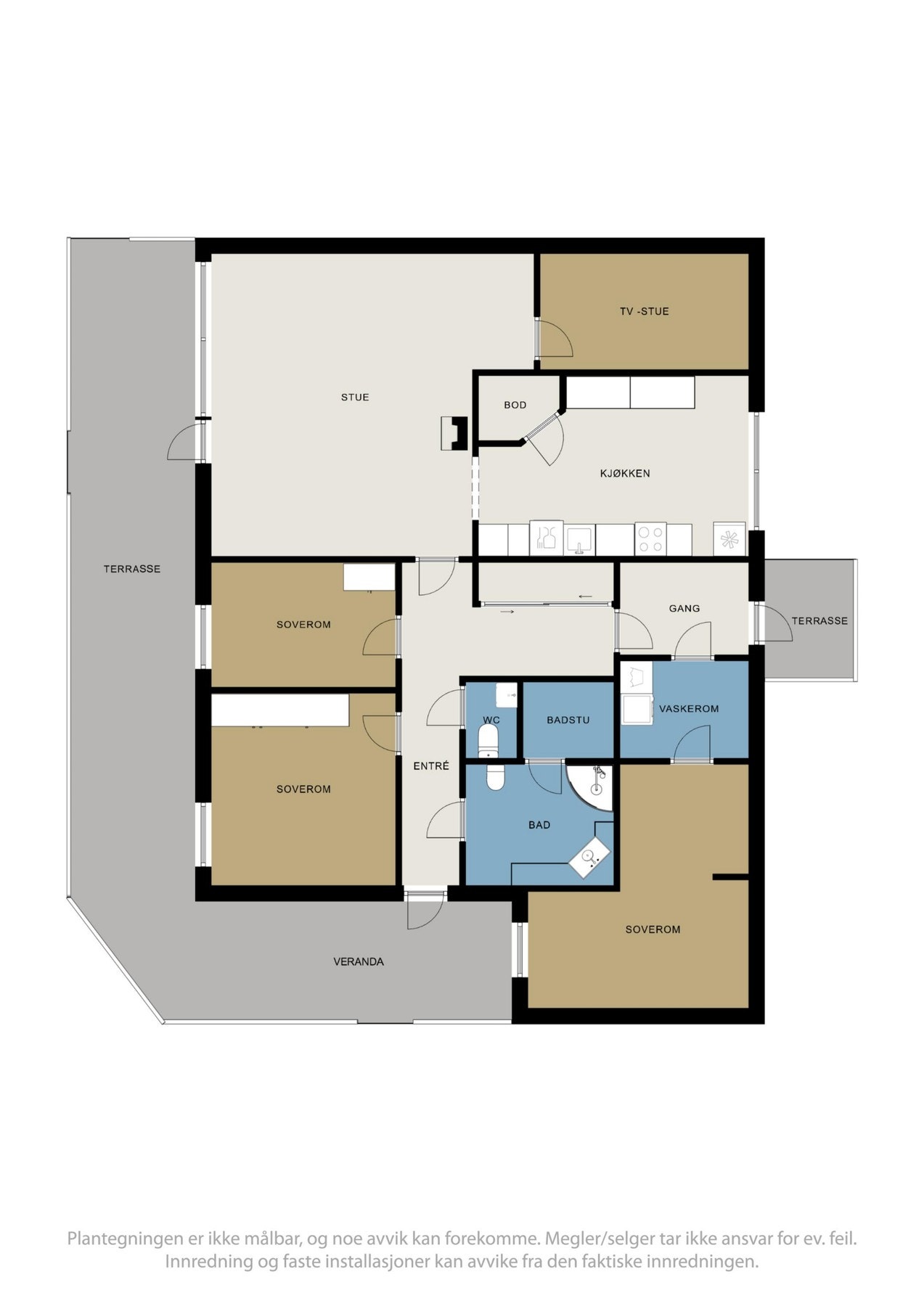 Plantegninger Soltunveien 29 Galleribilde