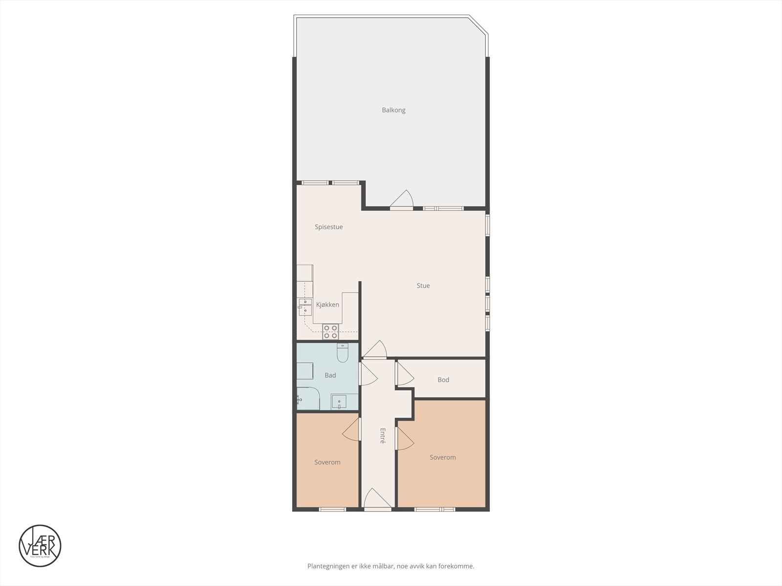 Plantegning Motlandsmarka 190 Galleribilde