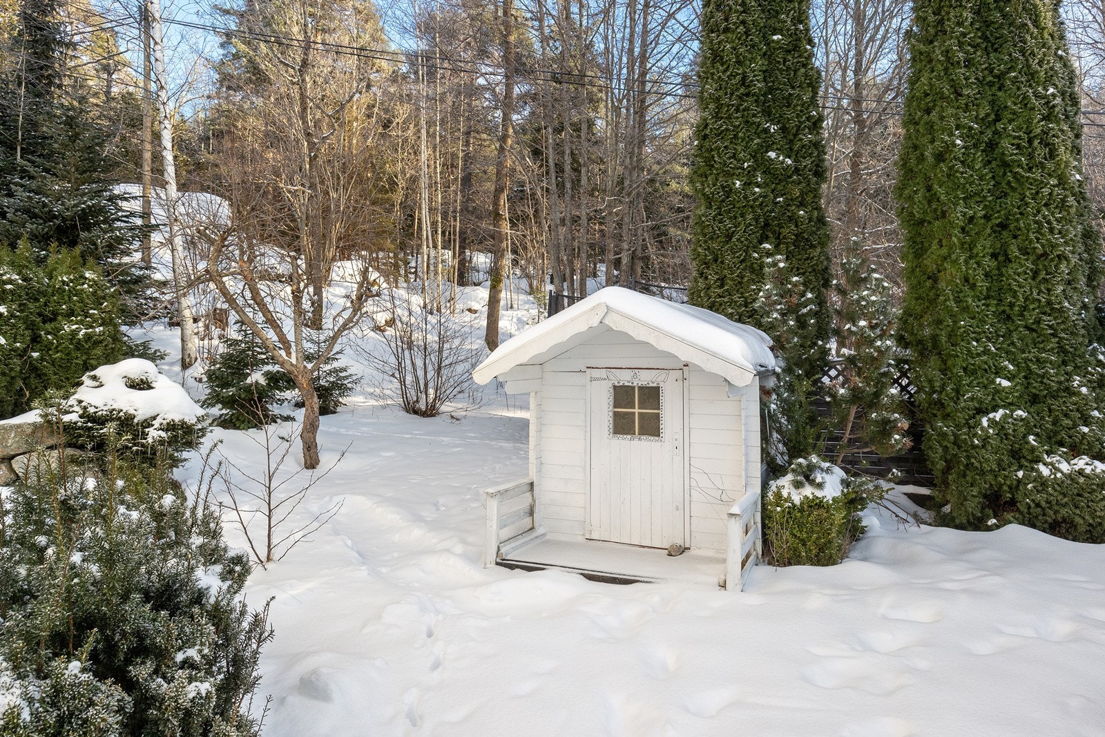 I hagen finnes også en sjarmerende lekestue for de minste. Galleribilde