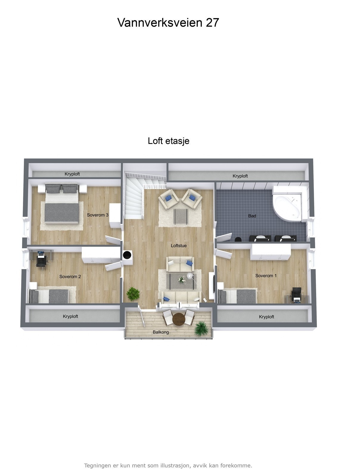 Veiledende plantegning - Ikke målbar Galleribilde