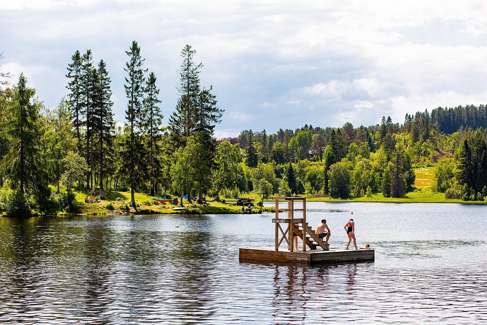 Kort vei til Theisendammen og Bymarka som gir unike turmuligheter både sommer og vinter. Galleribilde