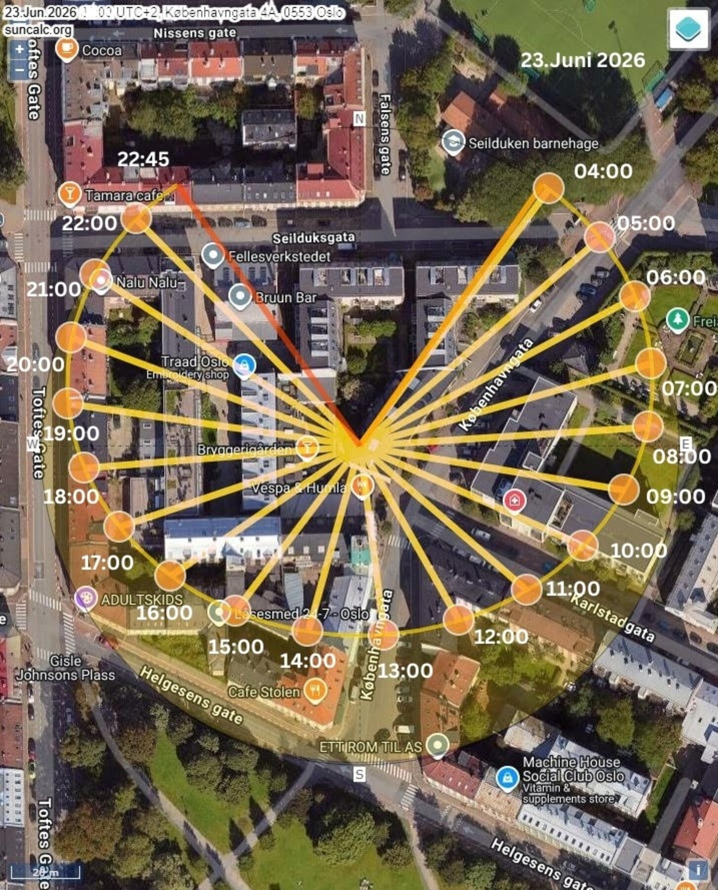 Solkart - Gode solforhold! Galleribilde