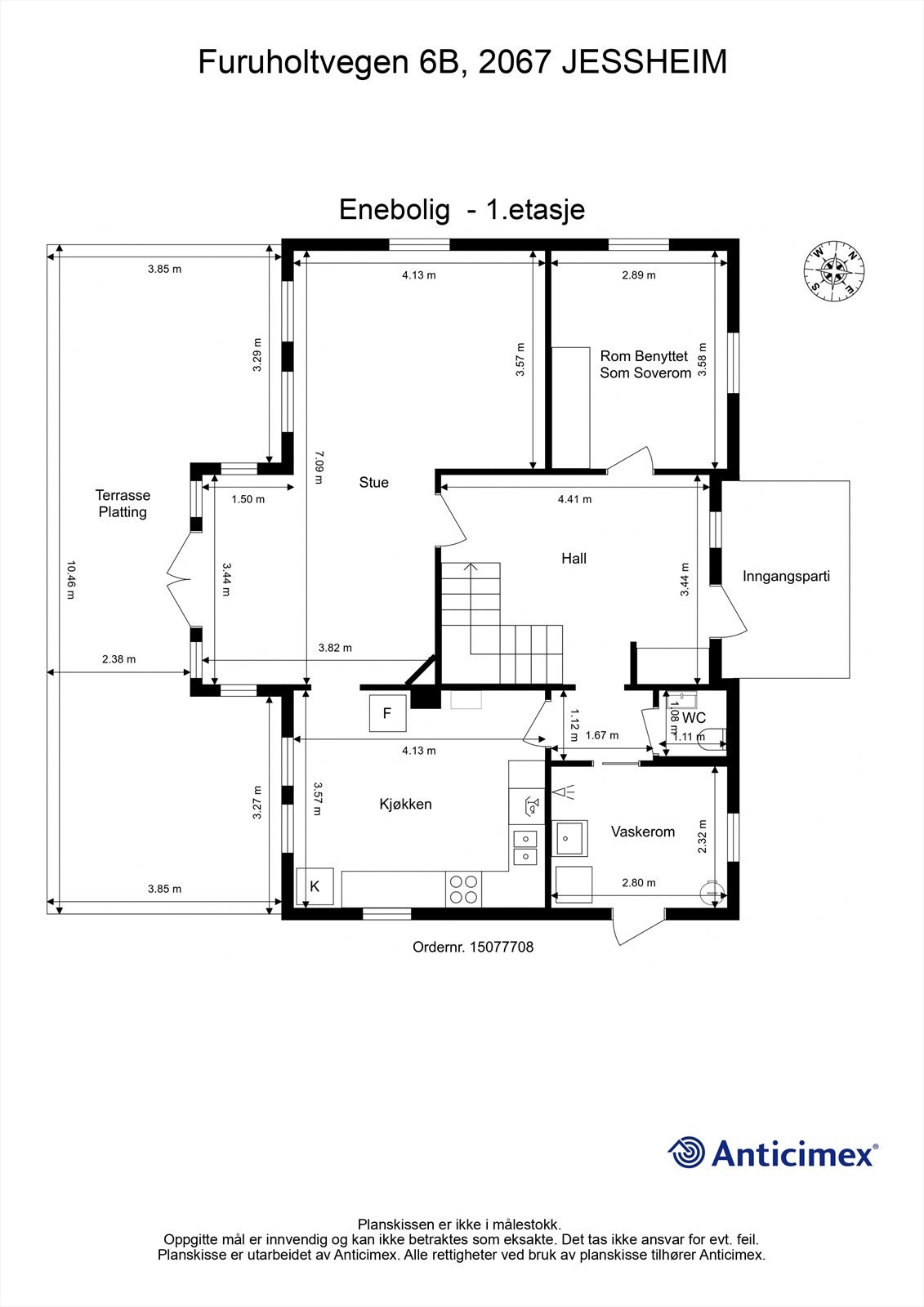 Plantegning 1.etasje. Galleribilde