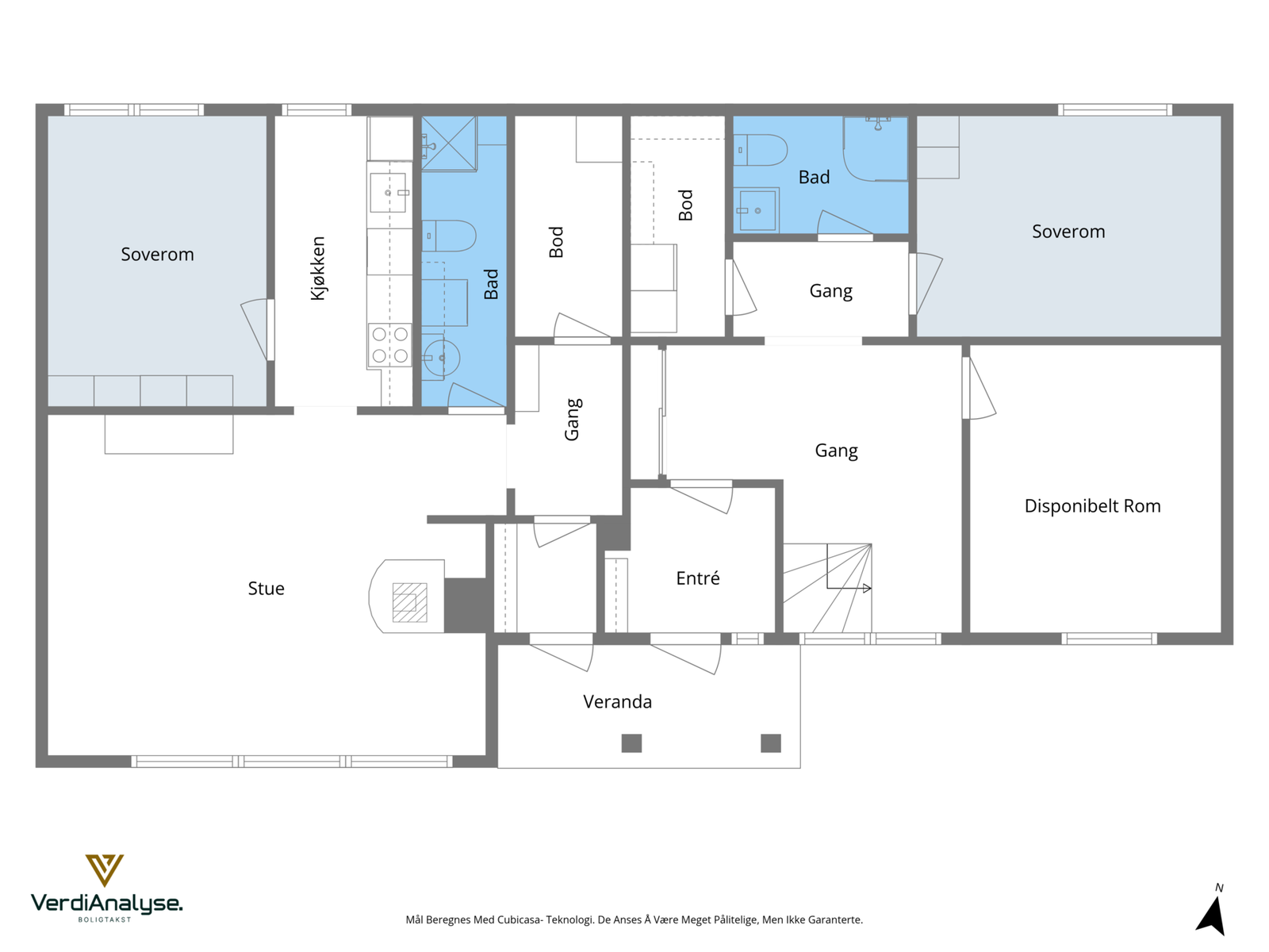 Planløsning 1.etasje Galleribilde
