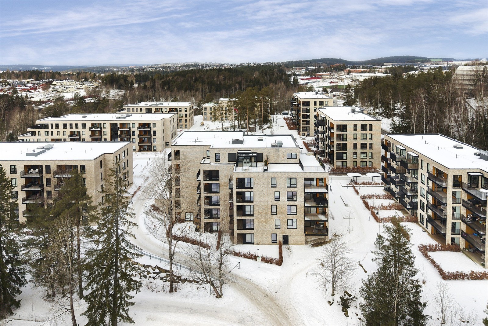 Det er bussholdeplass ca. 200 meter fra leiligheten, med buss som går til Ski stasjon og Drøbak Galleribilde