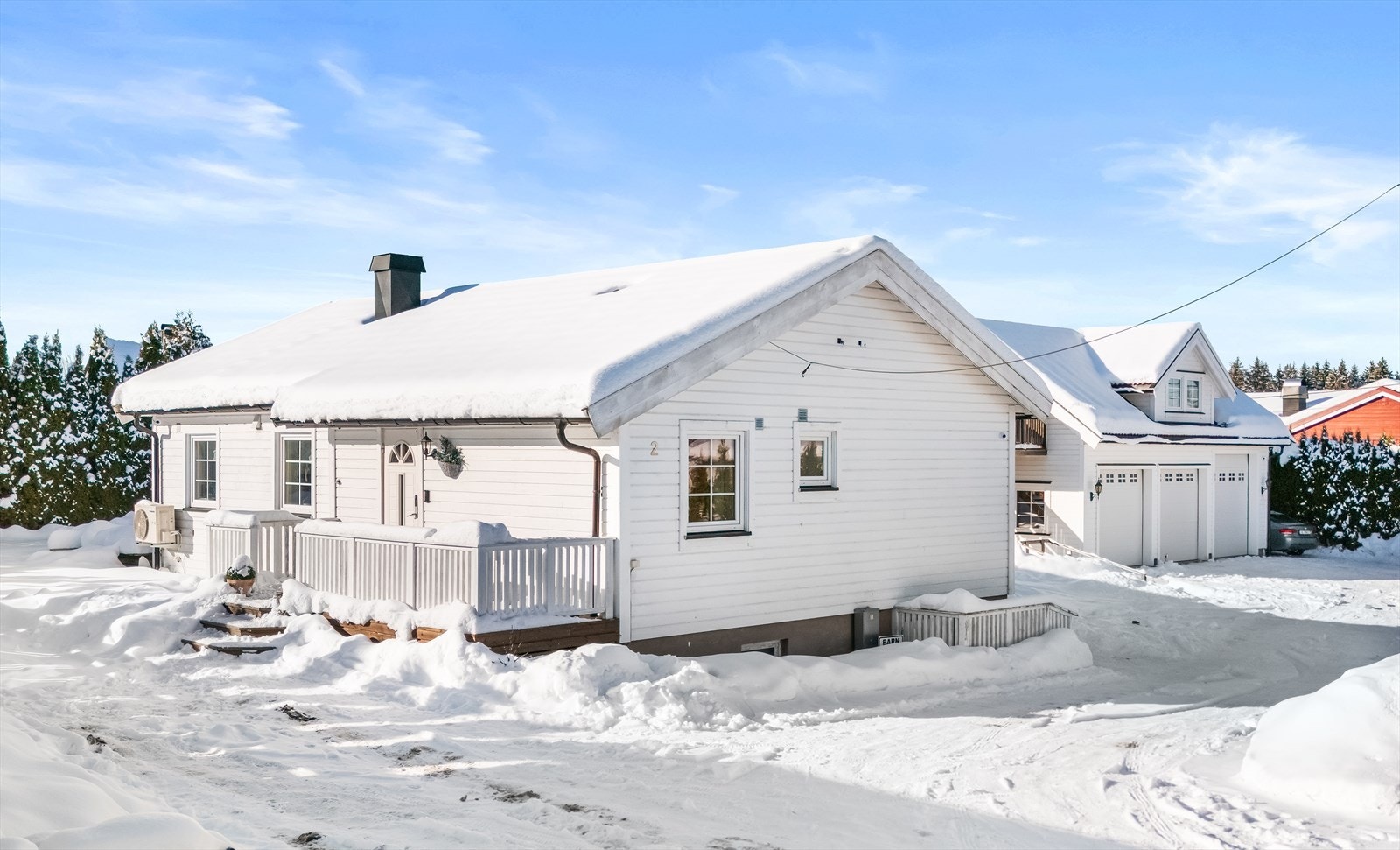 Ytterveggene ble etterisolert i 2010/11. Galleribilde