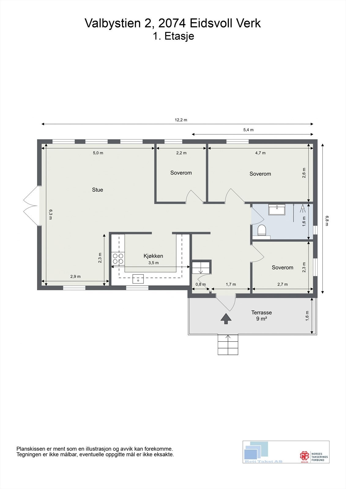 Plantegning 1. etasje. Galleribilde