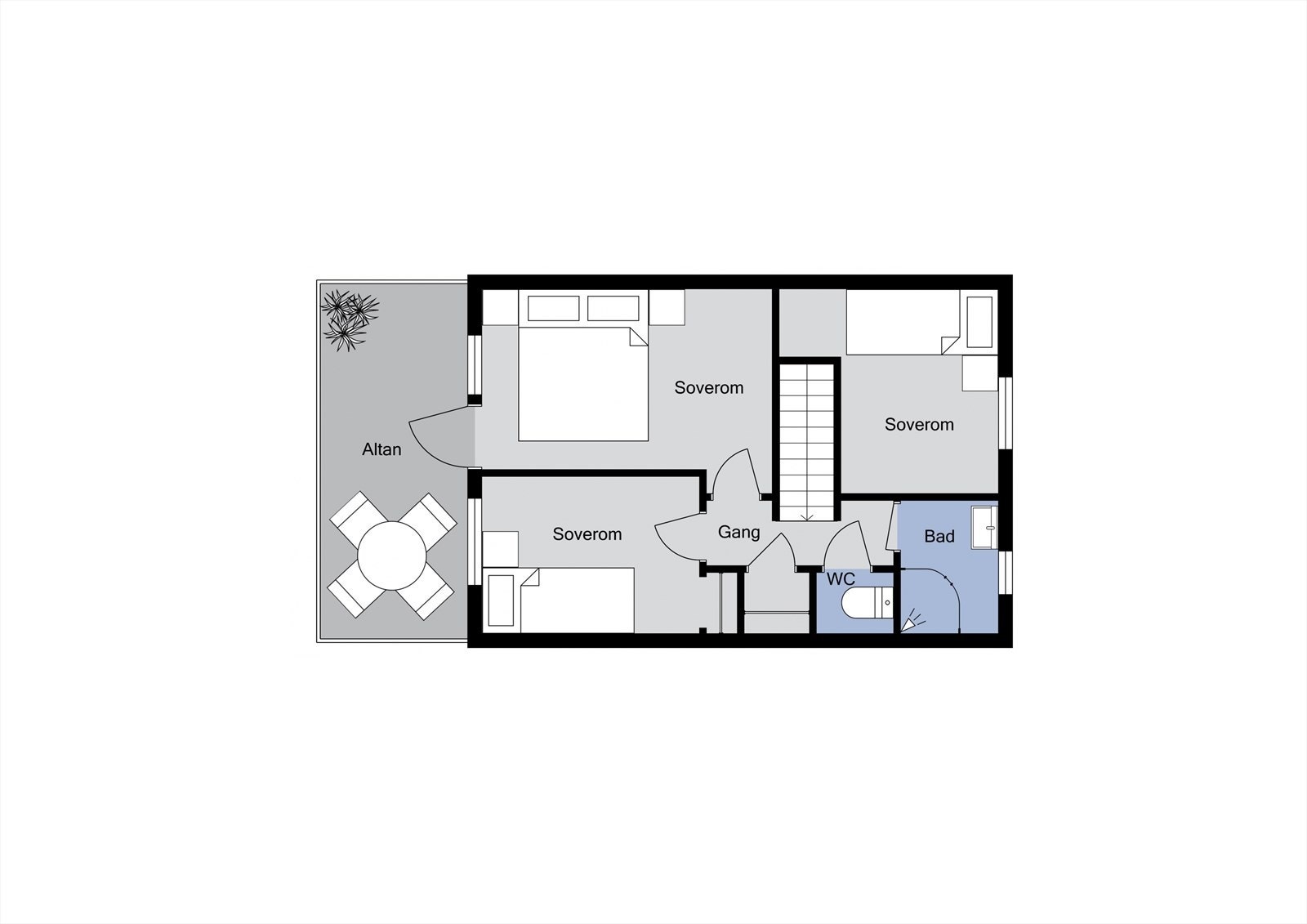 Plantegning - 2. etasje Galleribilde