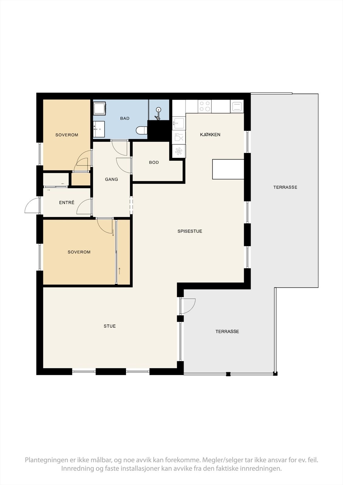 Plantegning Galleribilde