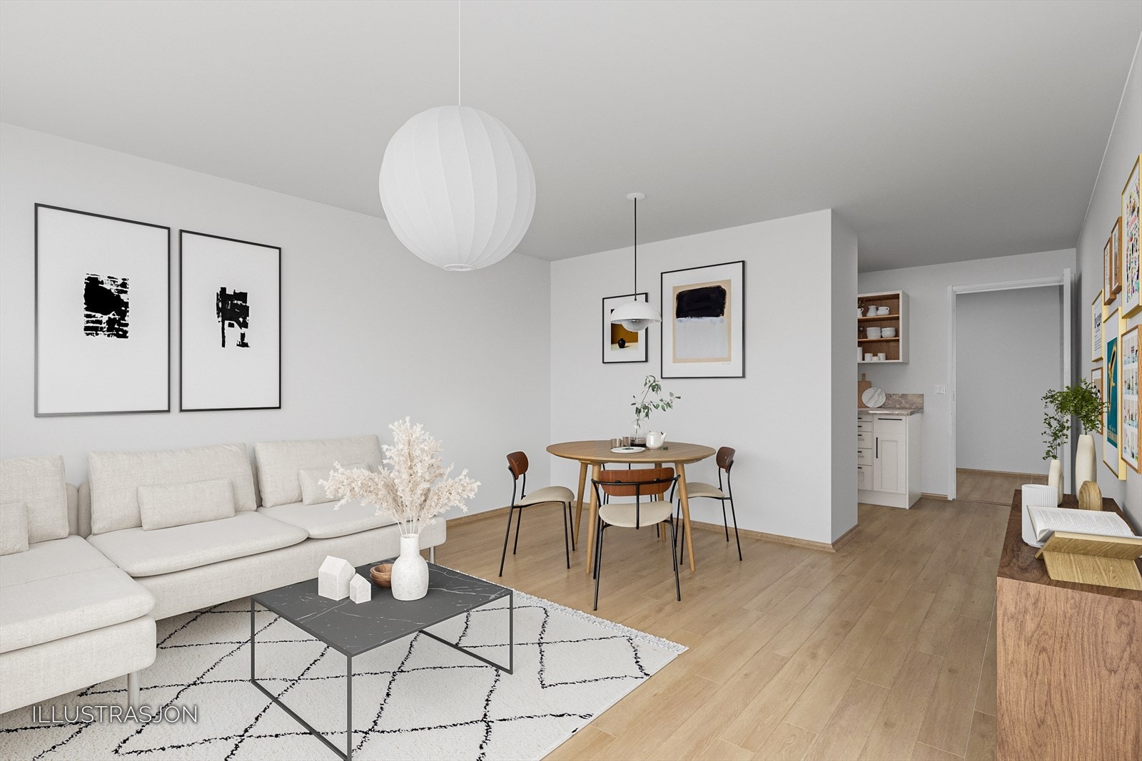 Digital illustrasjon Galleribilde