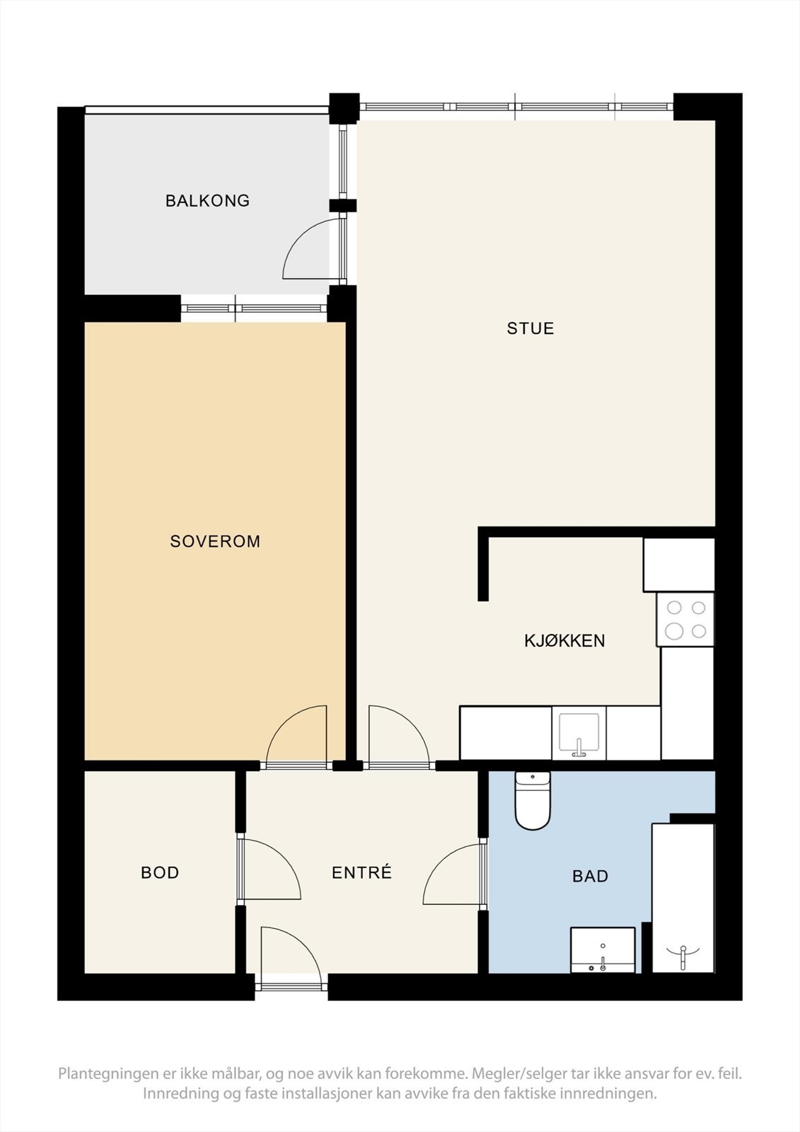 Plantegning Galleribilde