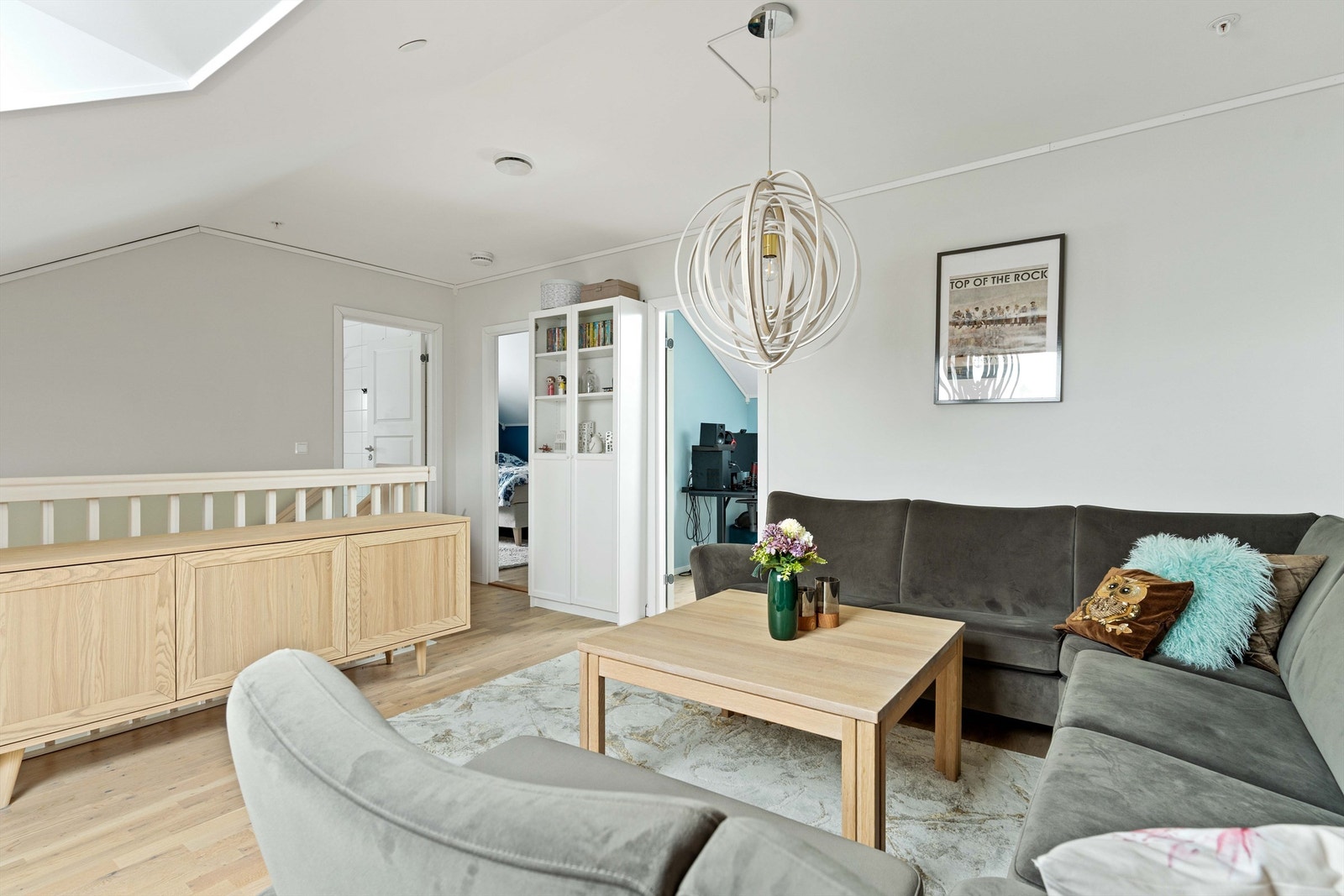 Loftstuen er perfekt om du har små barn eller ungdom i hus. Galleribilde