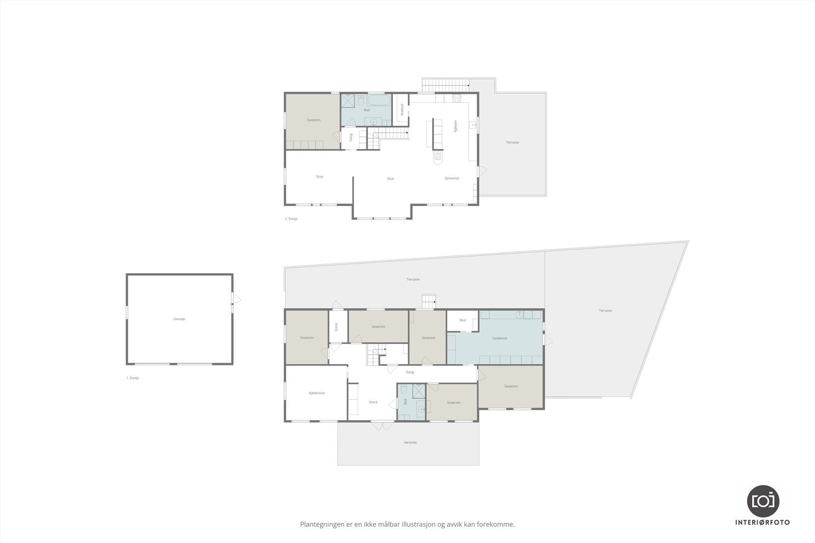 Plantegning Galleribilde