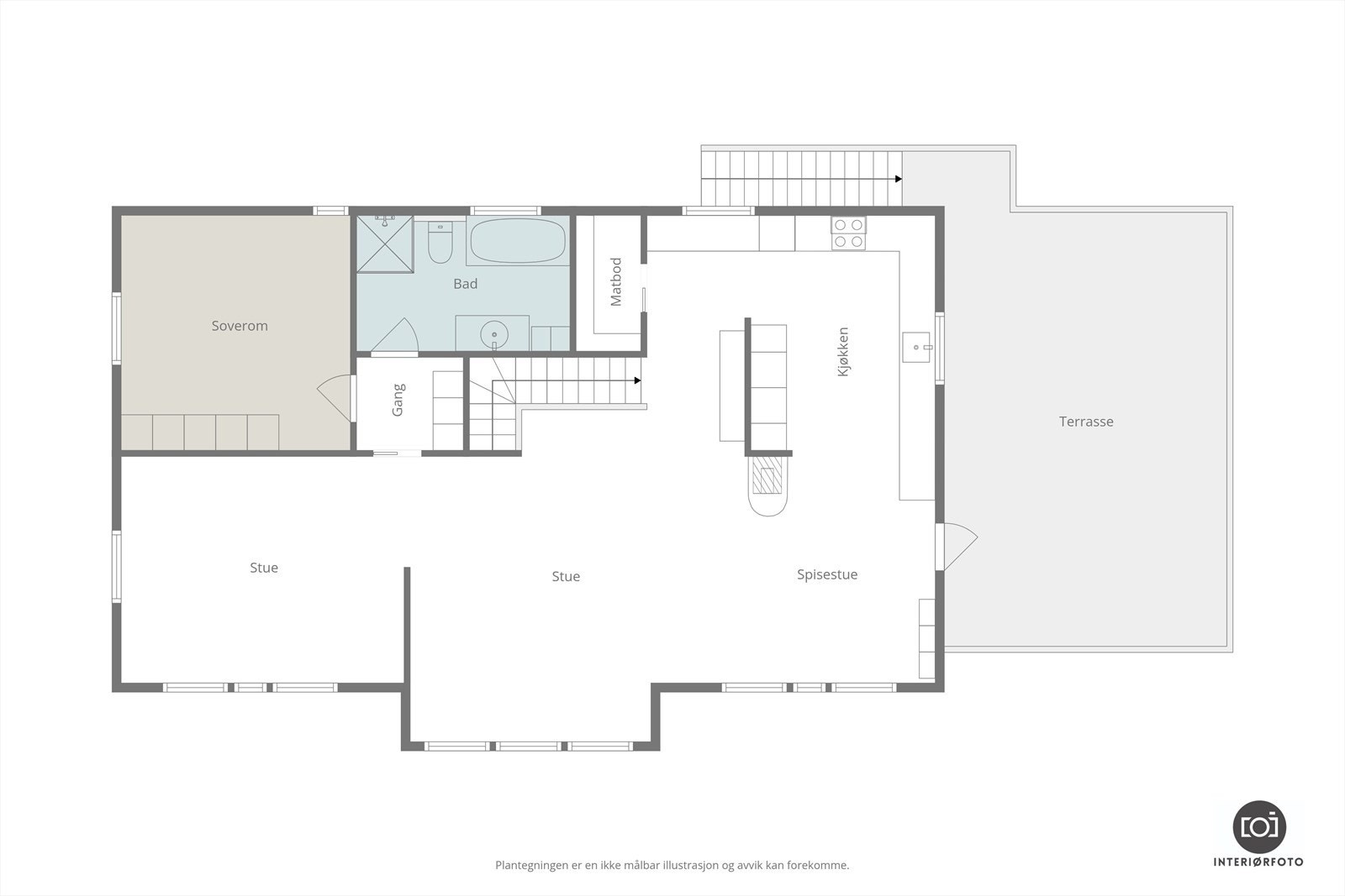 Plantegning Galleribilde