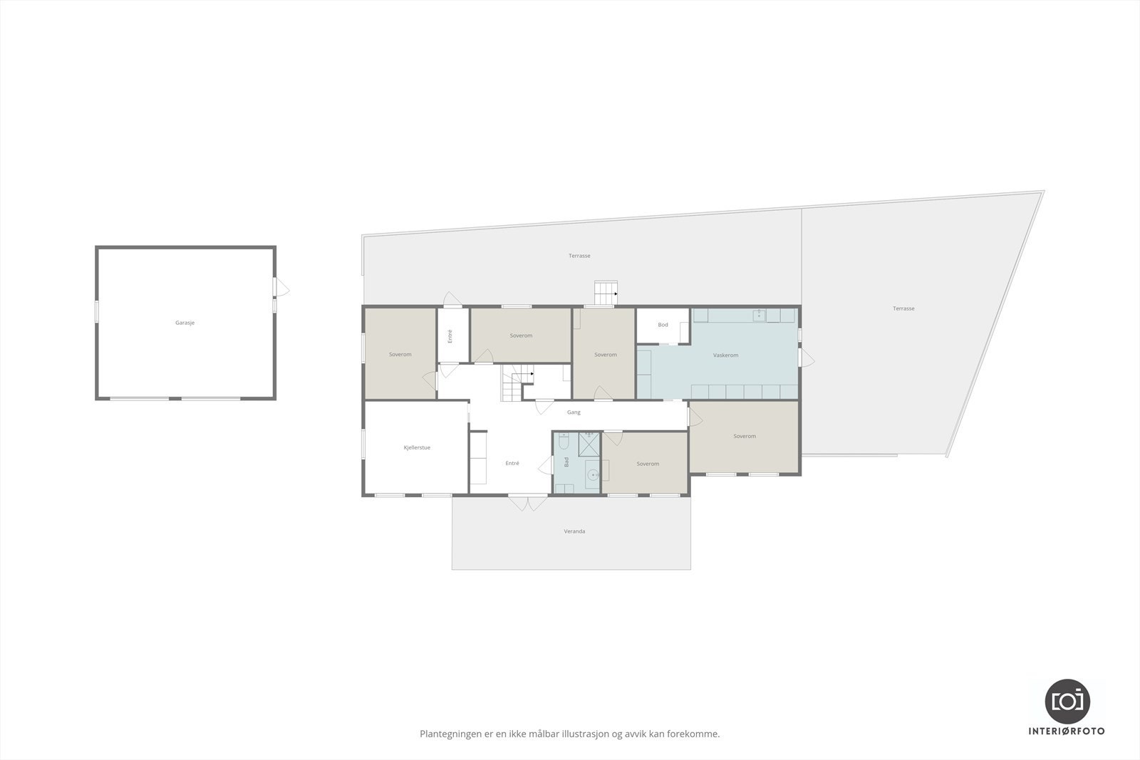 Plantegning Galleribilde