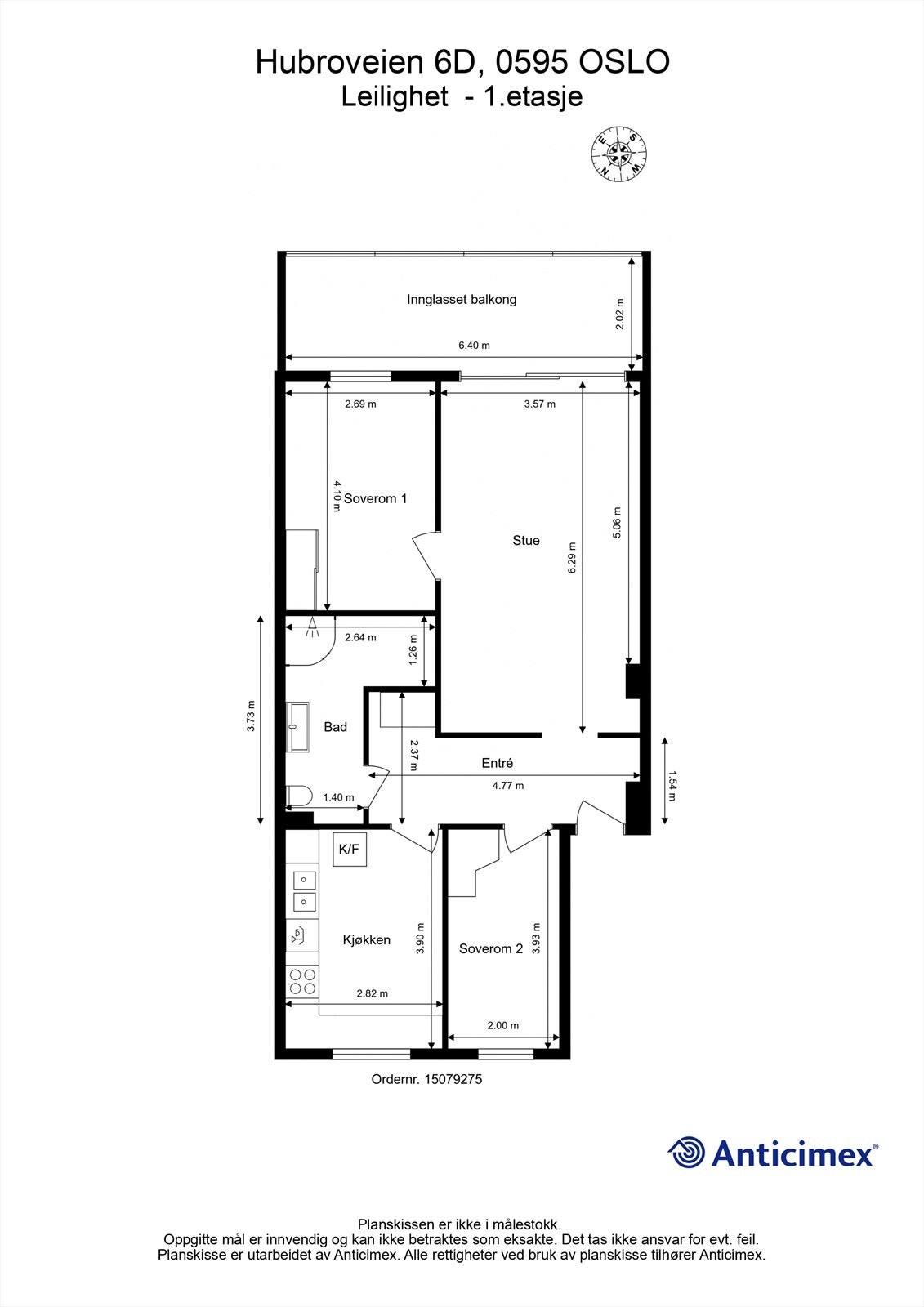 Plantegning Galleribilde