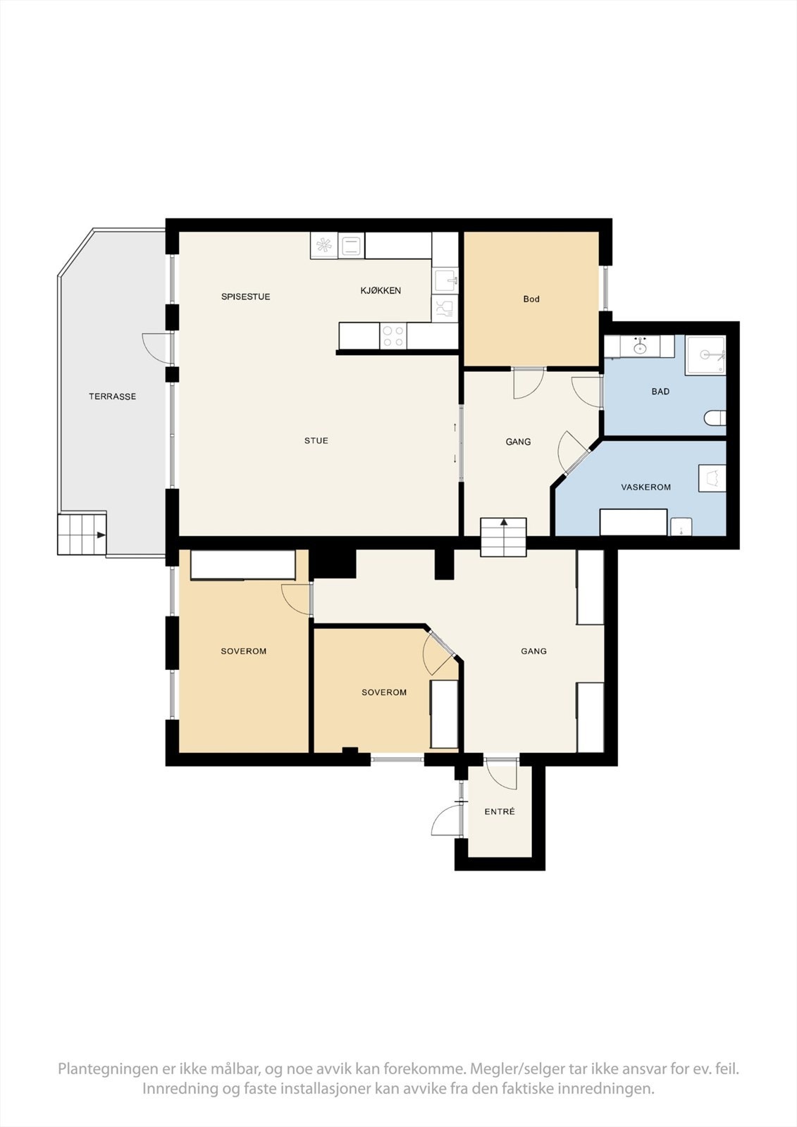 Plantegning Galleribilde