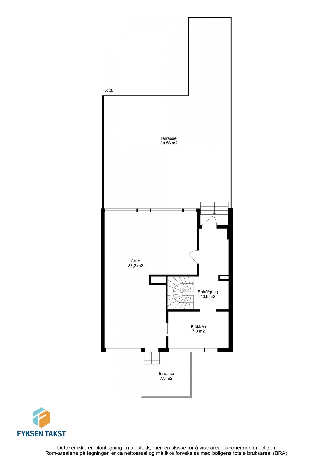 Plantegning 1.etasje. Galleribilde