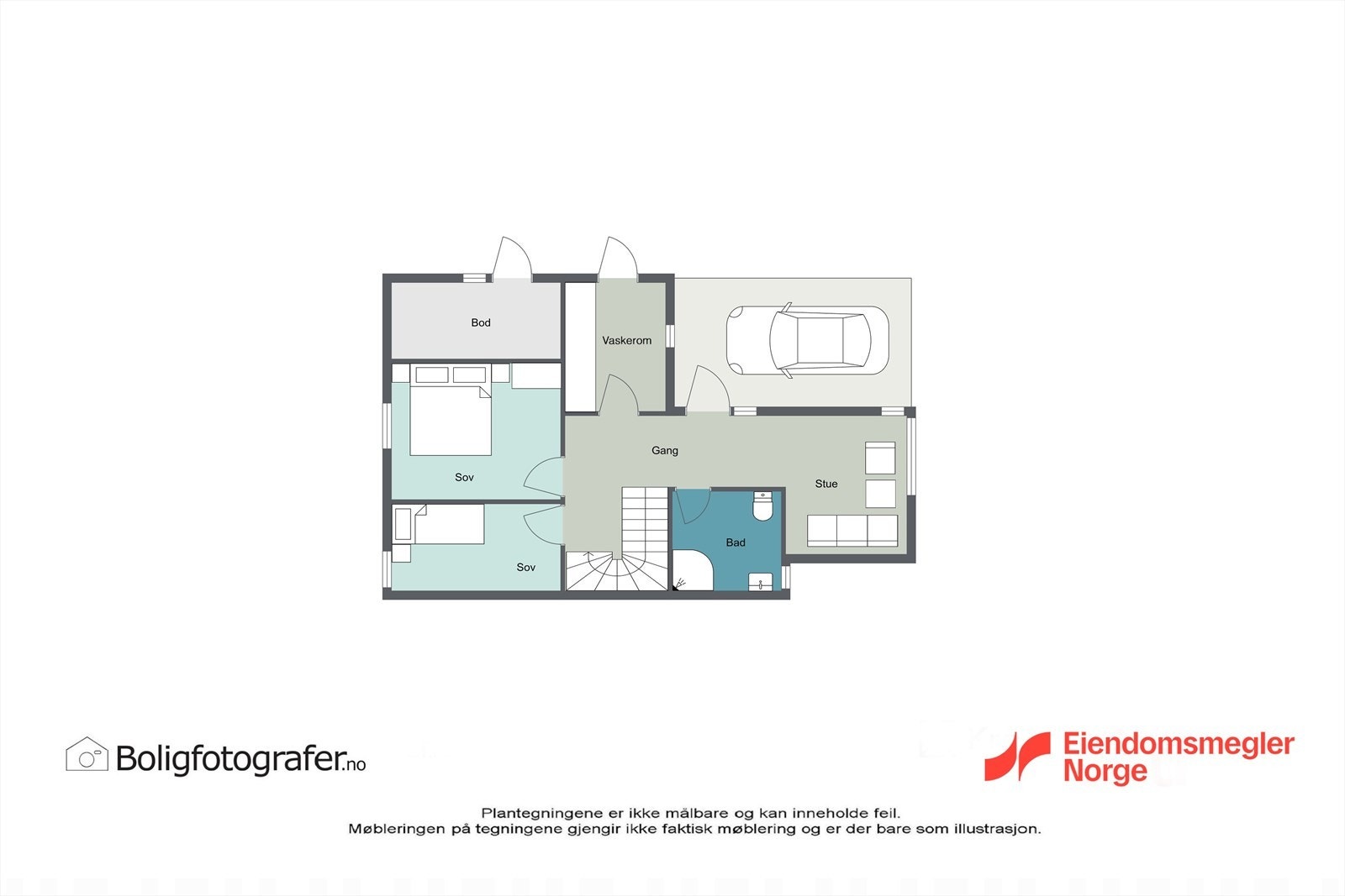 Planløsning 1. etasje Galleribilde