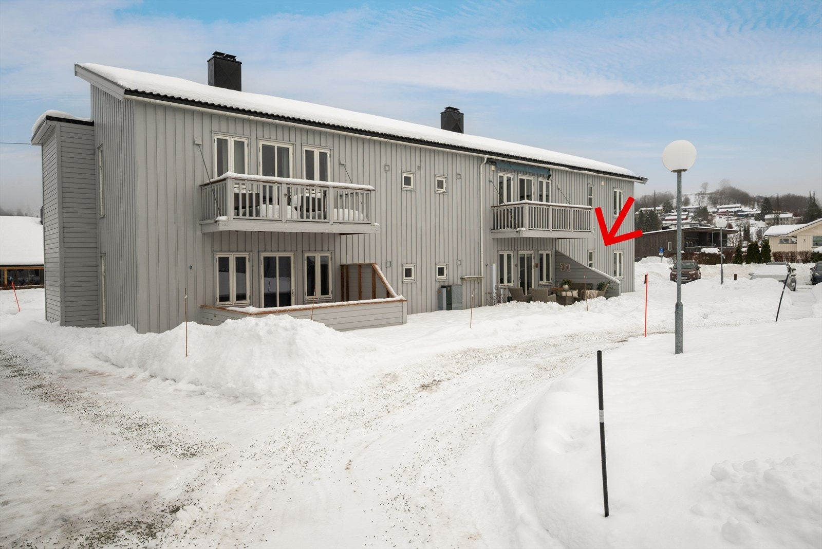 Leiligheten ligger i 1. etasje. Galleribilde