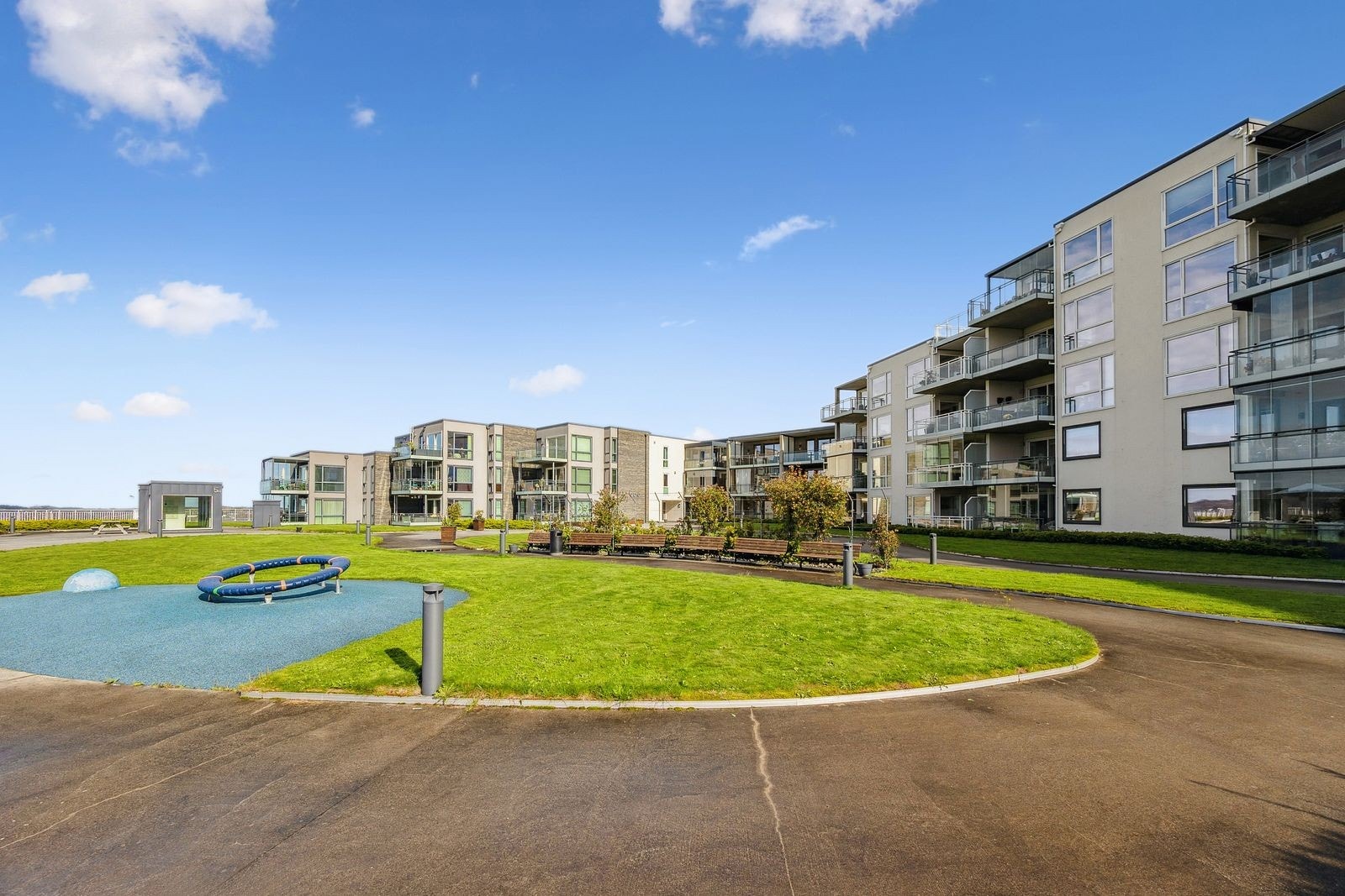 Pent opparbeidet fellesområder i sameiet Galleribilde