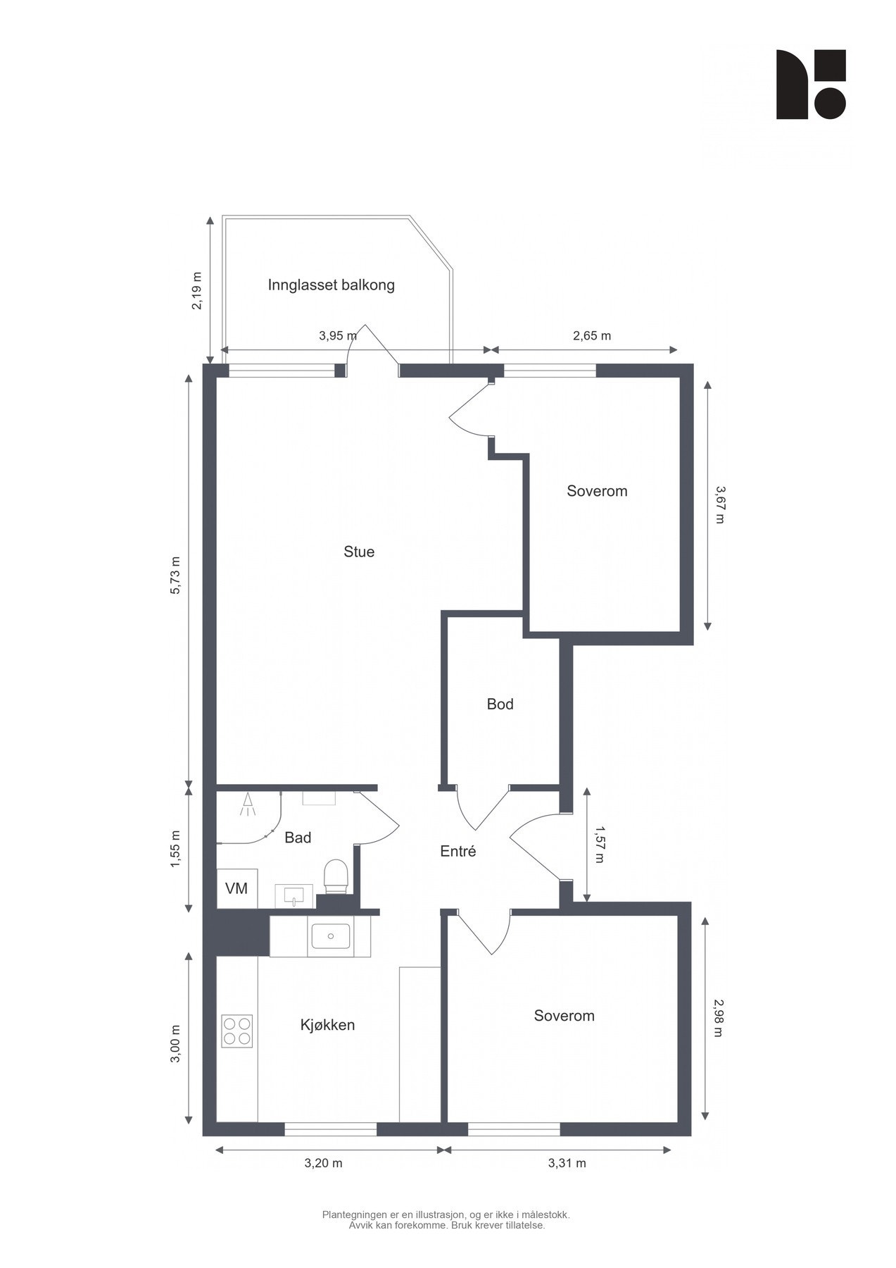 Plantegning. Galleribilde