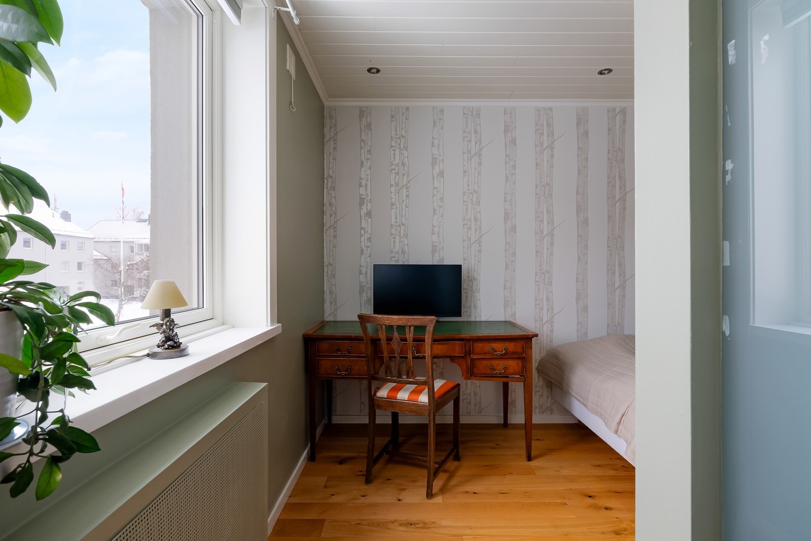 Det andre soverommet er perfekt som gjesterom, barnerom eller kontor. Galleribilde