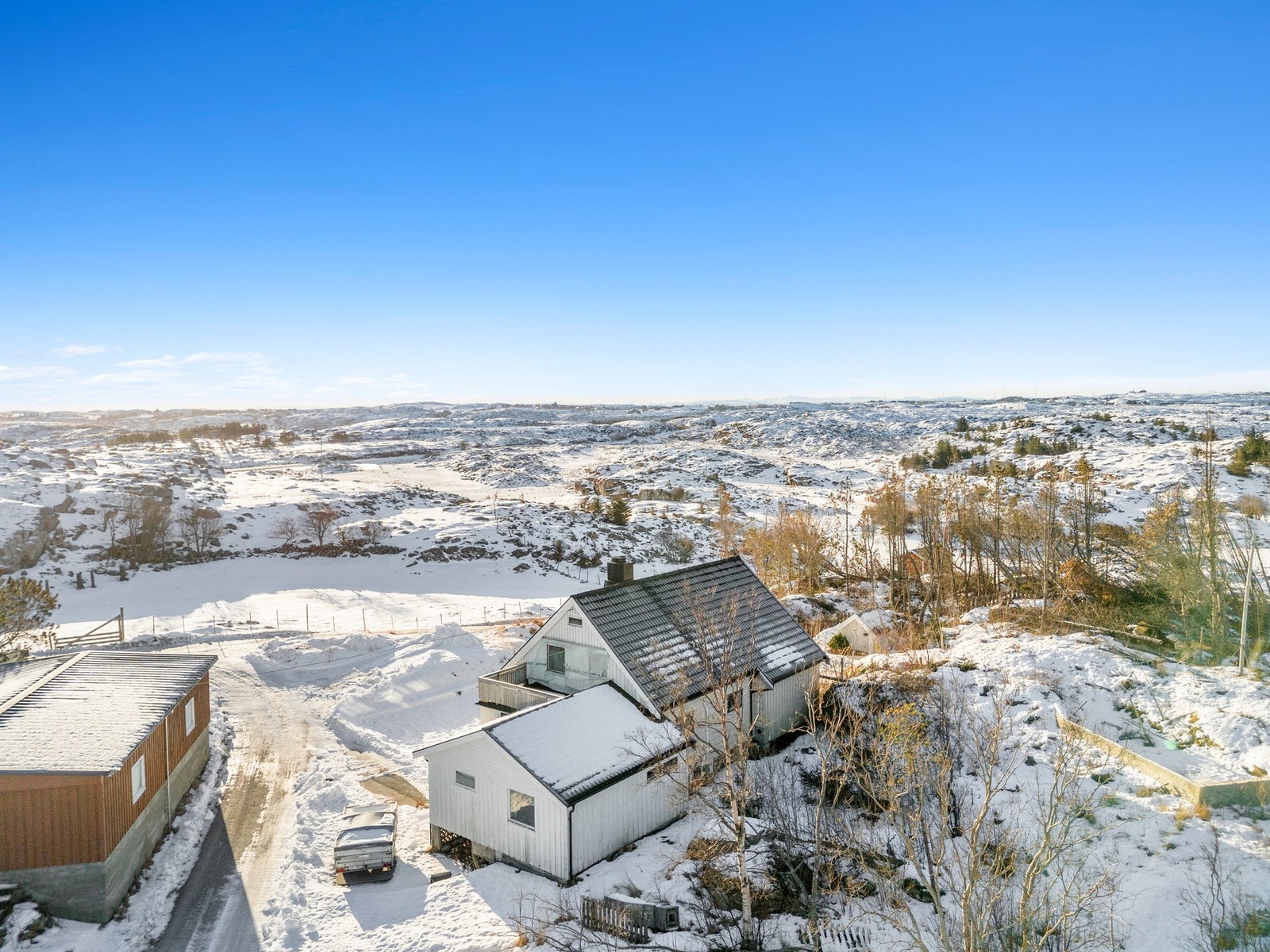 Her vil du bo du i et rolig og landlig området. Galleribilde