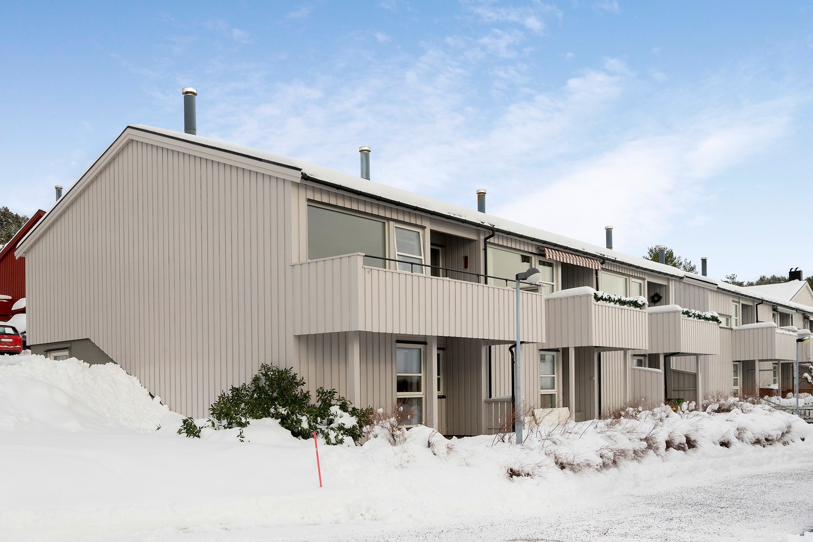 Flott andel i enden av rekken Galleribilde