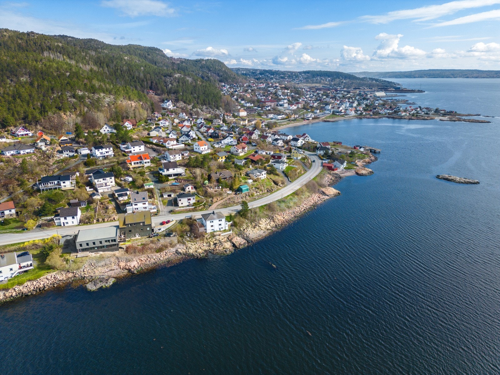 Gangavstand inn til sentrum av Tofte Galleribilde