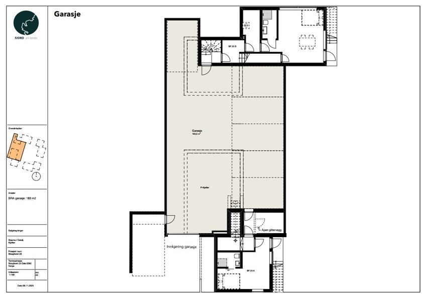 Arkitekttegninger - Garasje Galleribilde