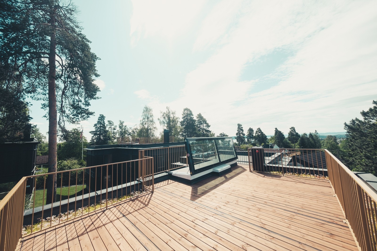 Solrik takterrasse på 19,5 kvm Galleribilde