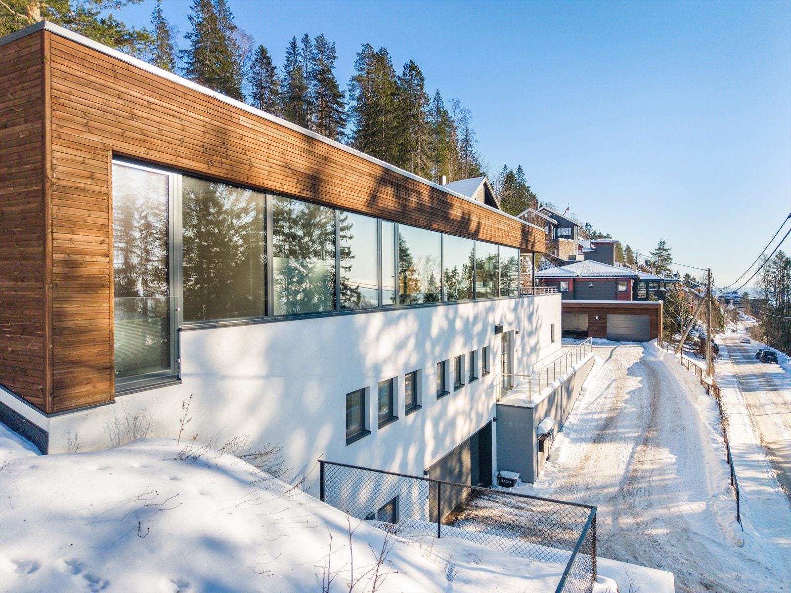 Rålekker enebolig fra 2020, tegnet av Puls Arkitekter Galleribilde