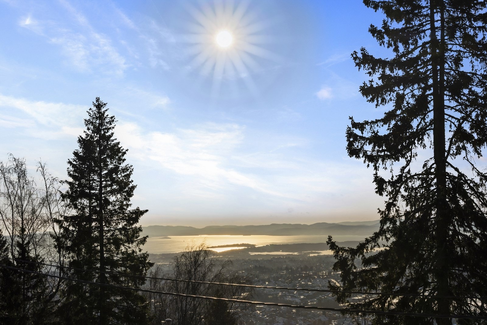 Panserutsikt til langt ut i Oslofjorden Galleribilde