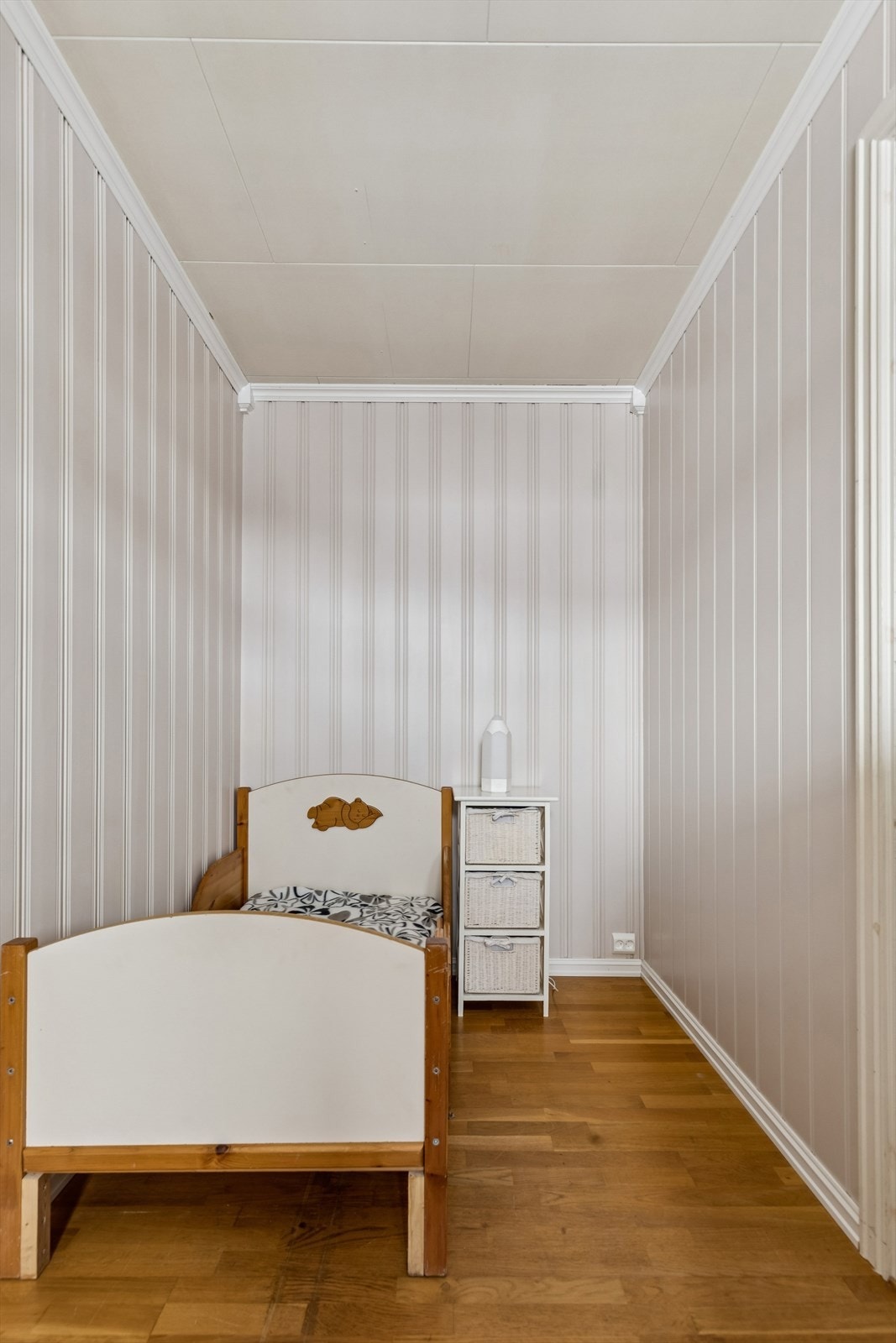 Det minste soverommet med inngang fra stue. Galleribilde