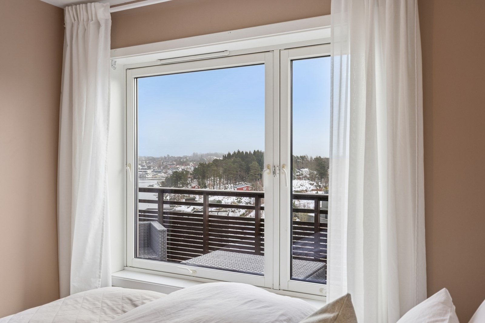 Her kan du våkne opp til en flott utsikt. Galleribilde