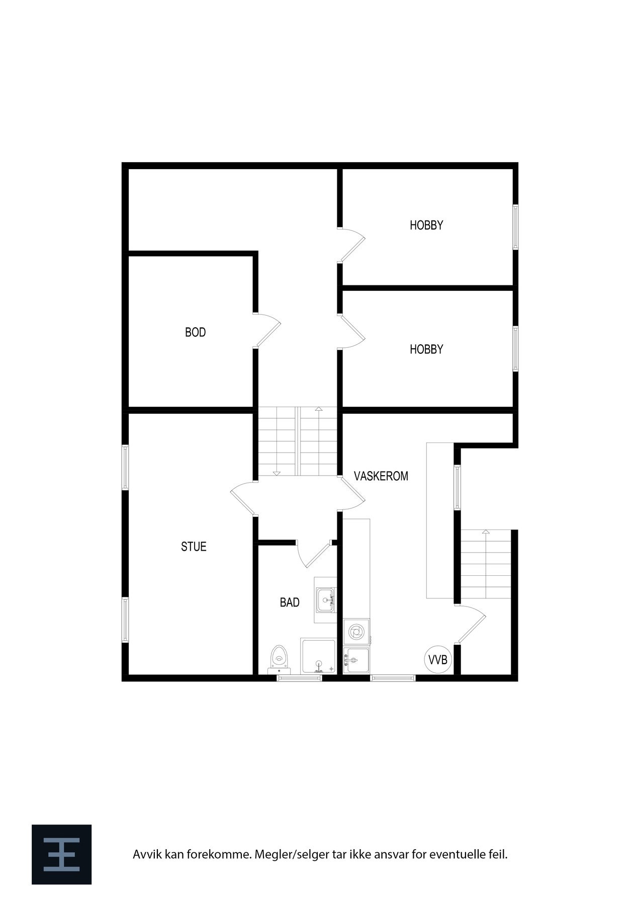 Plantegning | Underetasje/Kjeller Galleribilde
