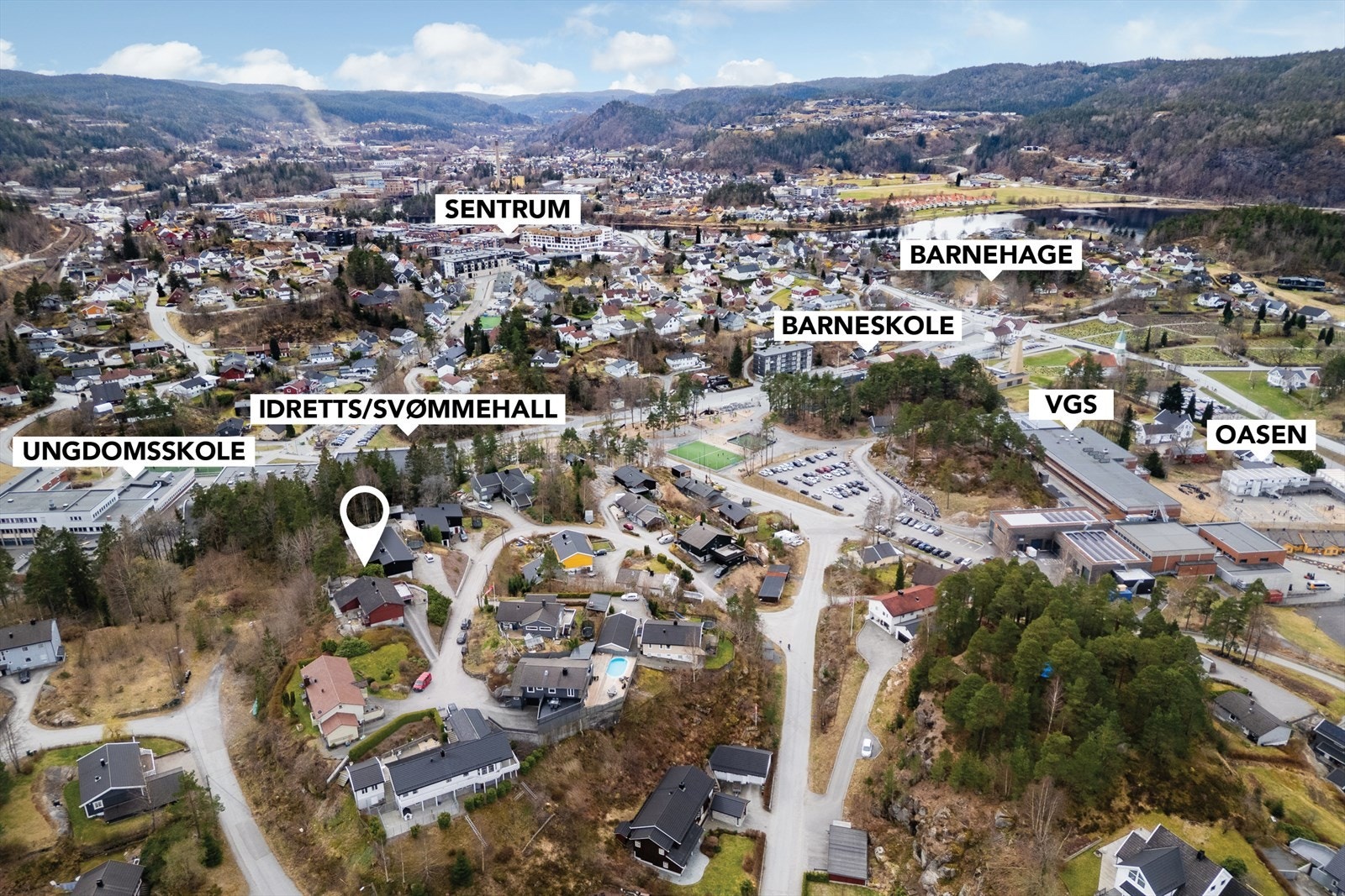 Umiddelbar nærhet til alt en familie trenger i hverdagen Galleribilde