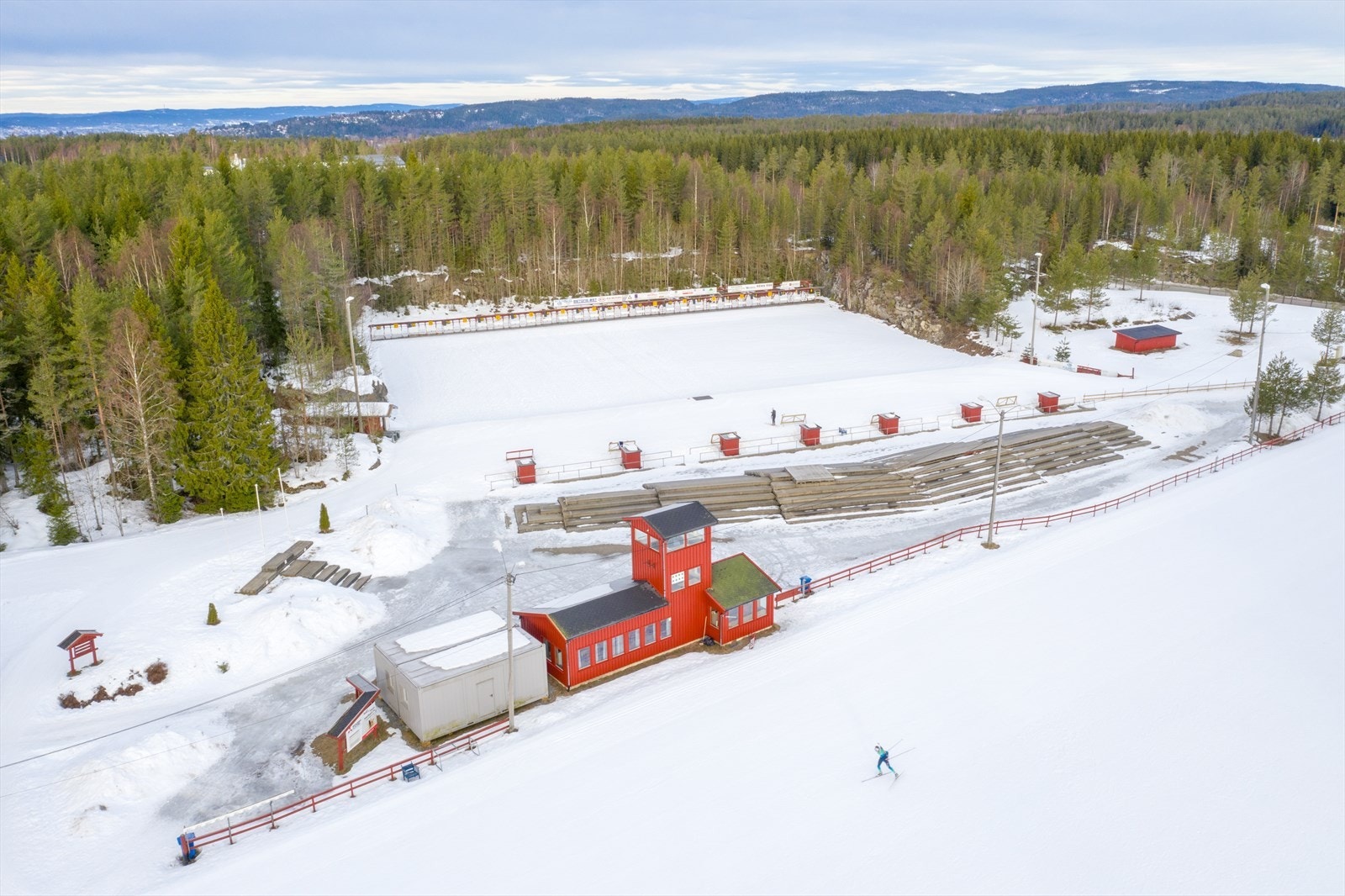 Hvalstjern Skistadion i Fetsund. Galleribilde