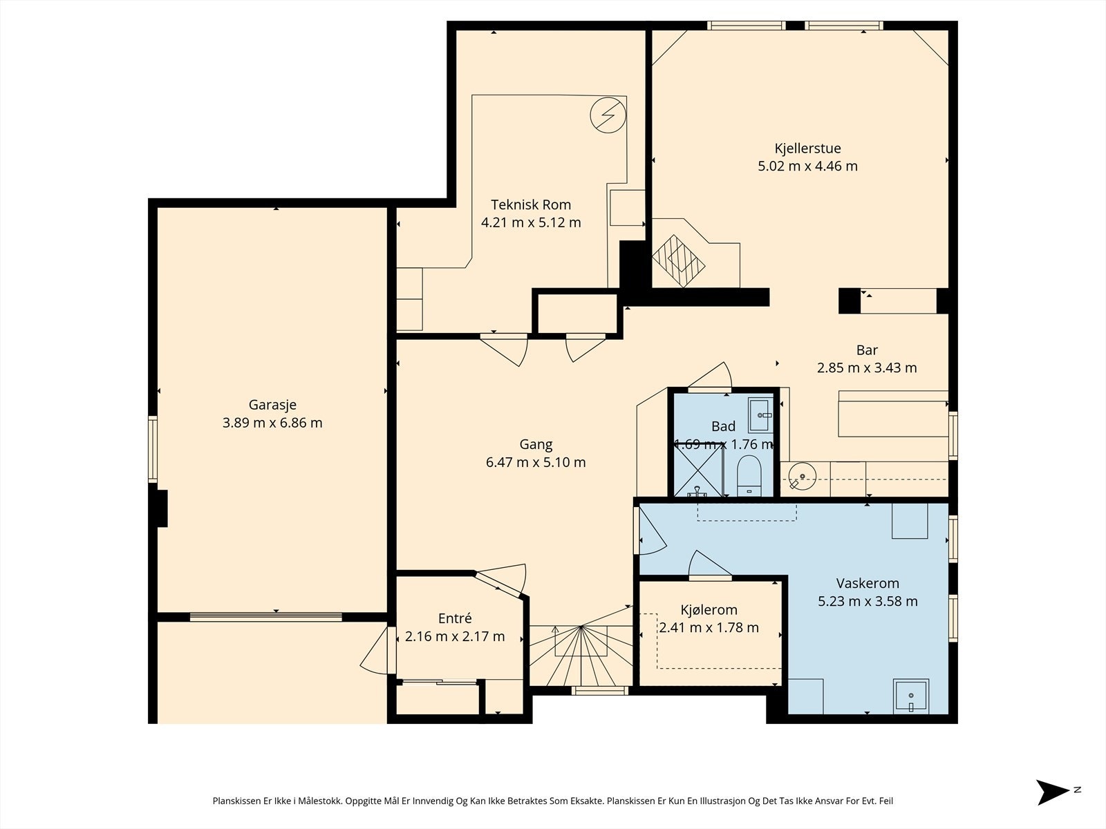 PLANTEGNING KJELLER Galleribilde