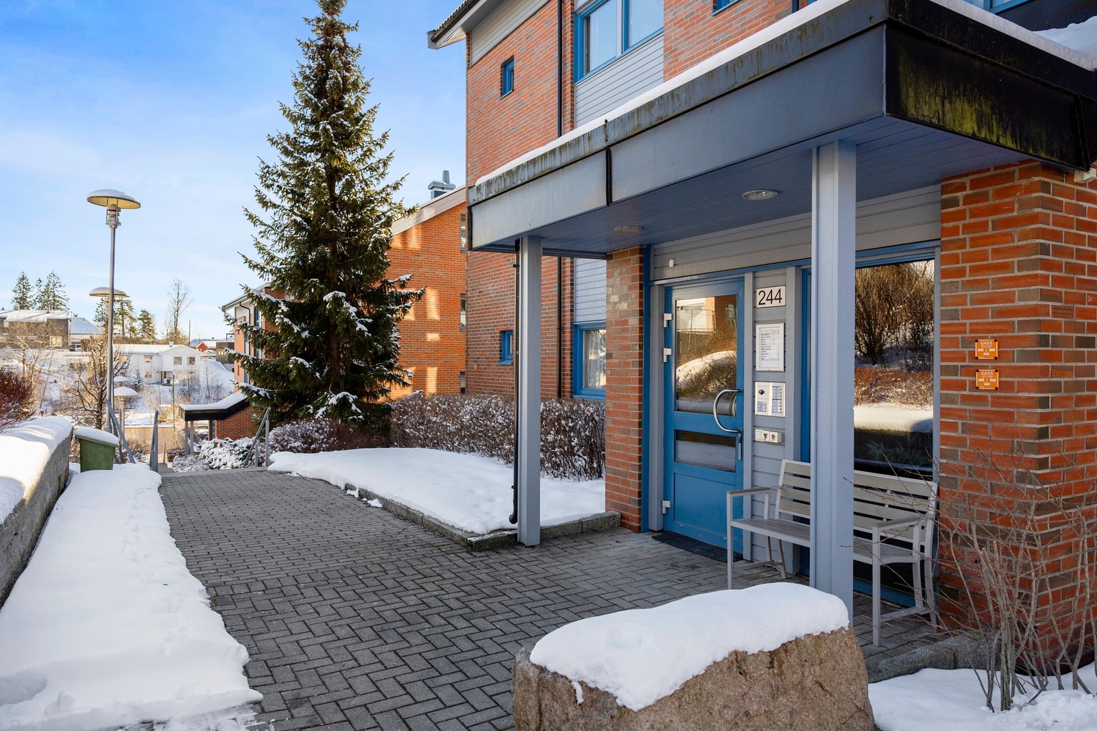 Representativt inngangsparti. Galleribilde