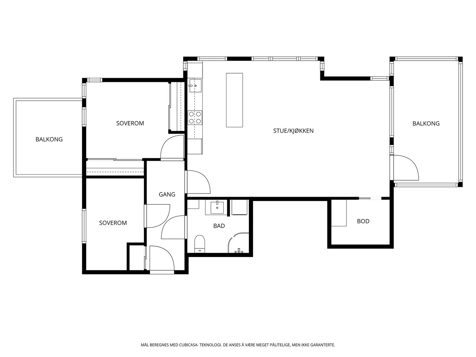 Plantegning Galleribilde