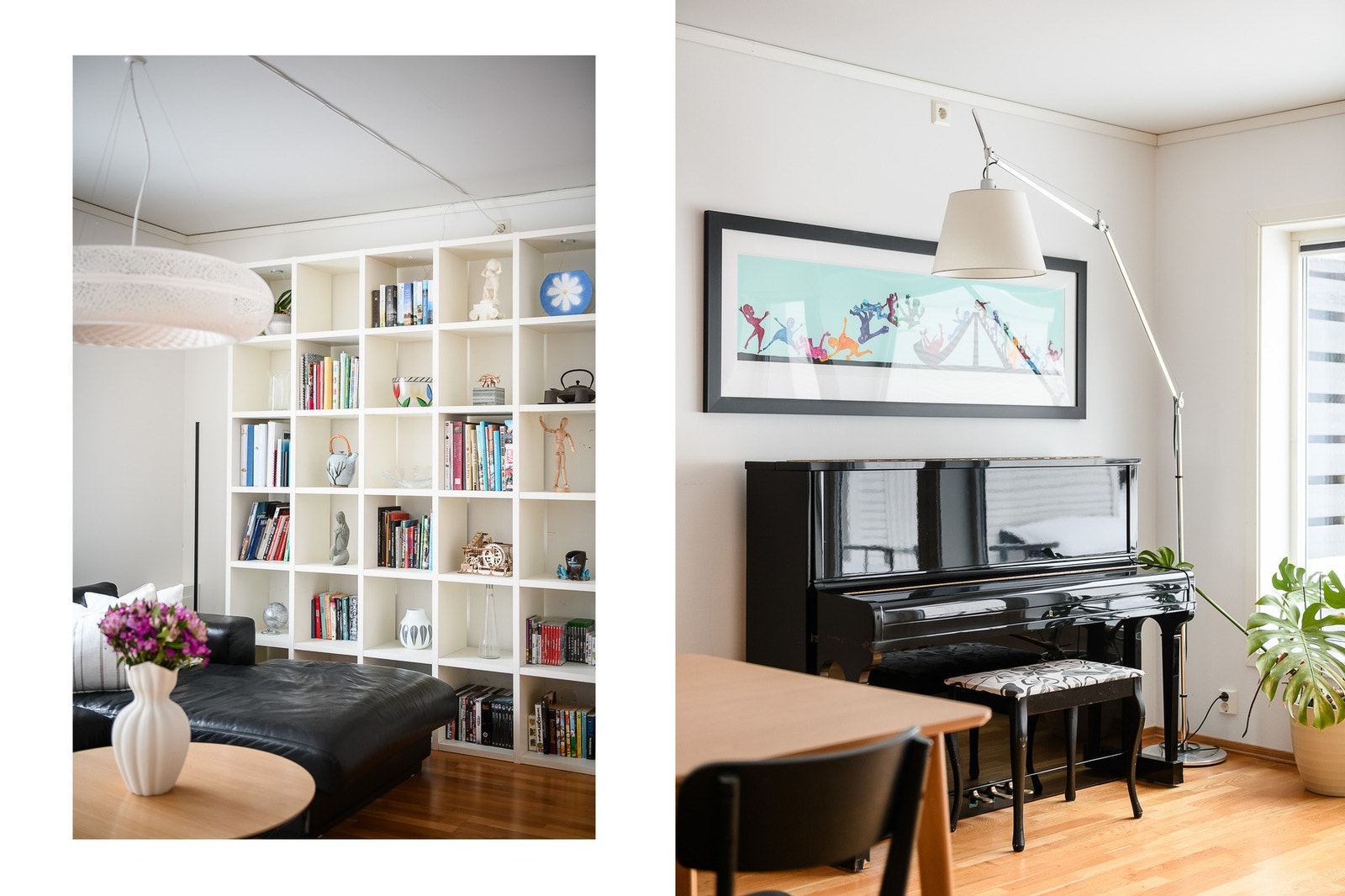 Parkett på gulv kombinert med vannbåren gulvvarme gir jevn og behagelig oppvarming. Galleribilde