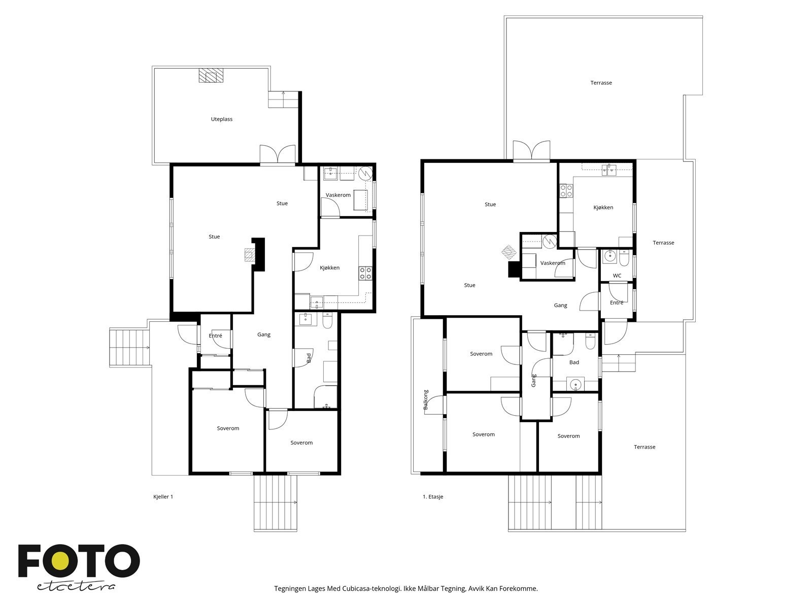Veiledende plantegning - Ikke målbar Galleribilde