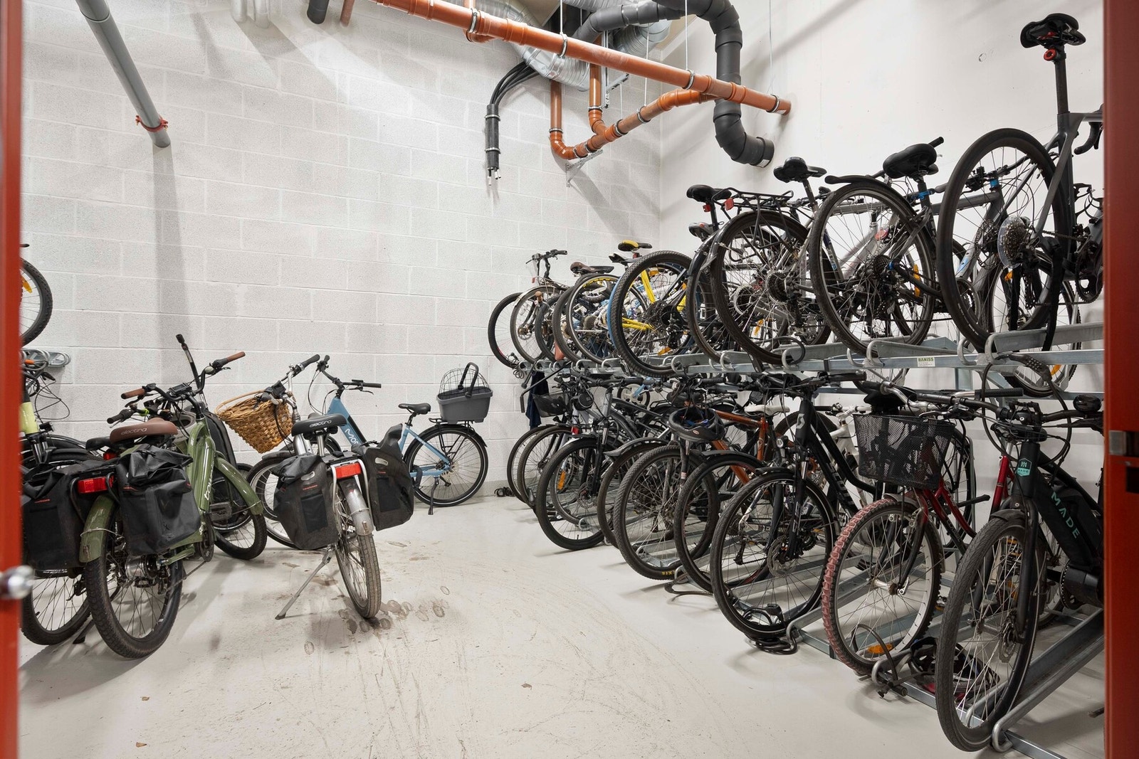 Sameiet har egen sykkelbod. Galleribilde