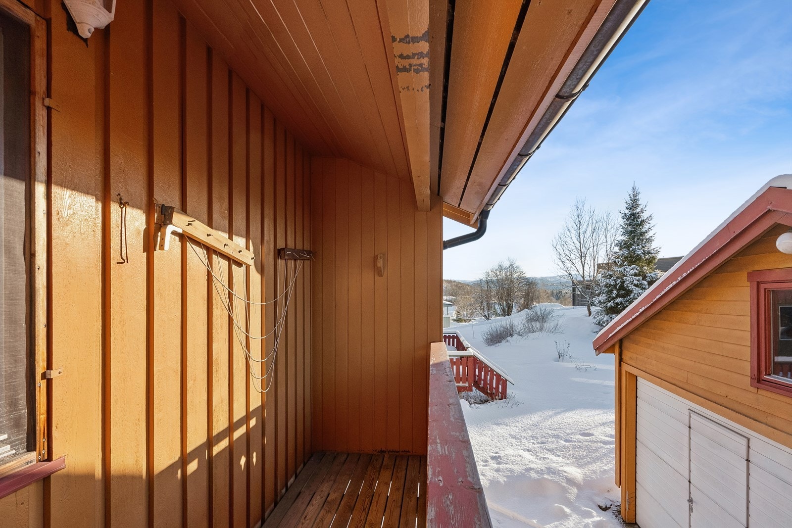 Terrasse/ luftebalkong fra hovedsoverom Galleribilde