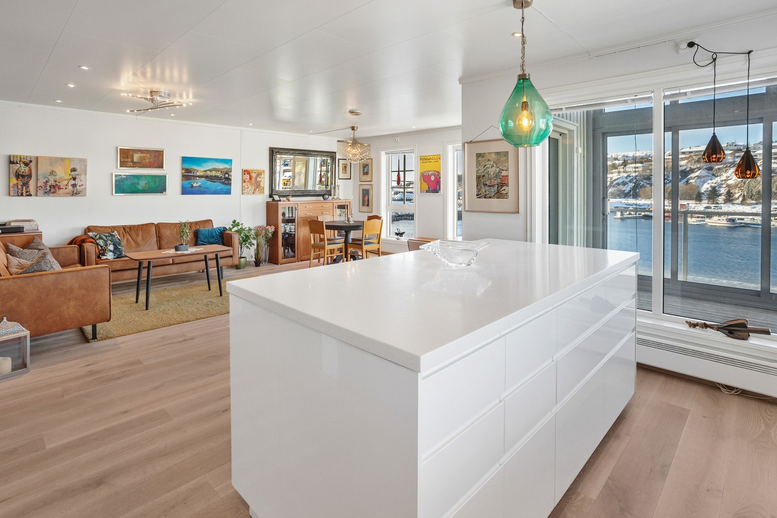 Leiligheten er arealeffektiv og enkel å møblere. Galleribilde