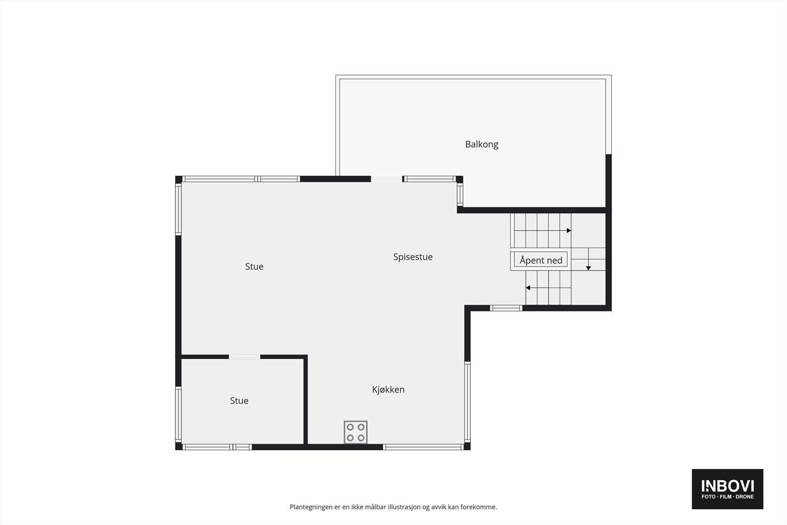 Plantegning 2.etg Galleribilde