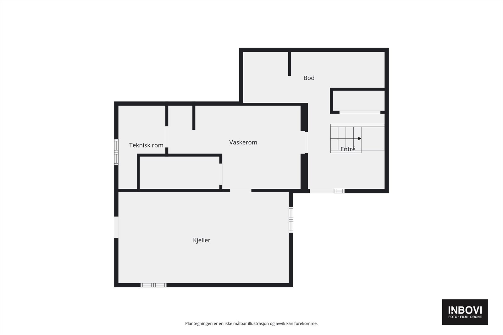 Plantegning kjeller Galleribilde