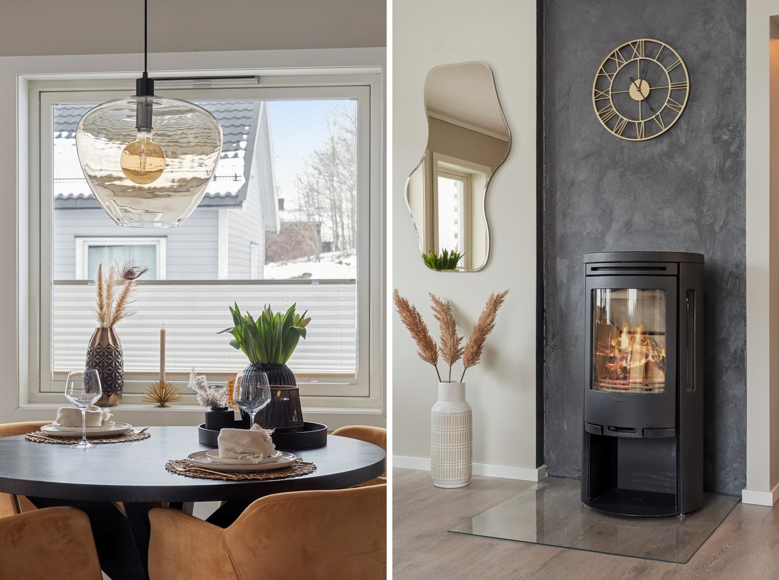 Detaljbilder fra stua. Galleribilde